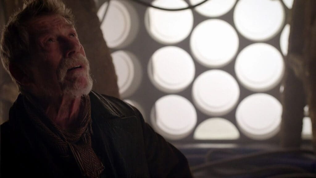 The War Doctor in his TARDIS