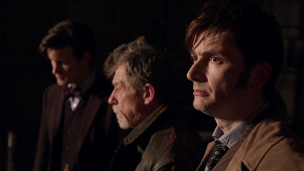 Eleventh, War, and Tenth Doctors