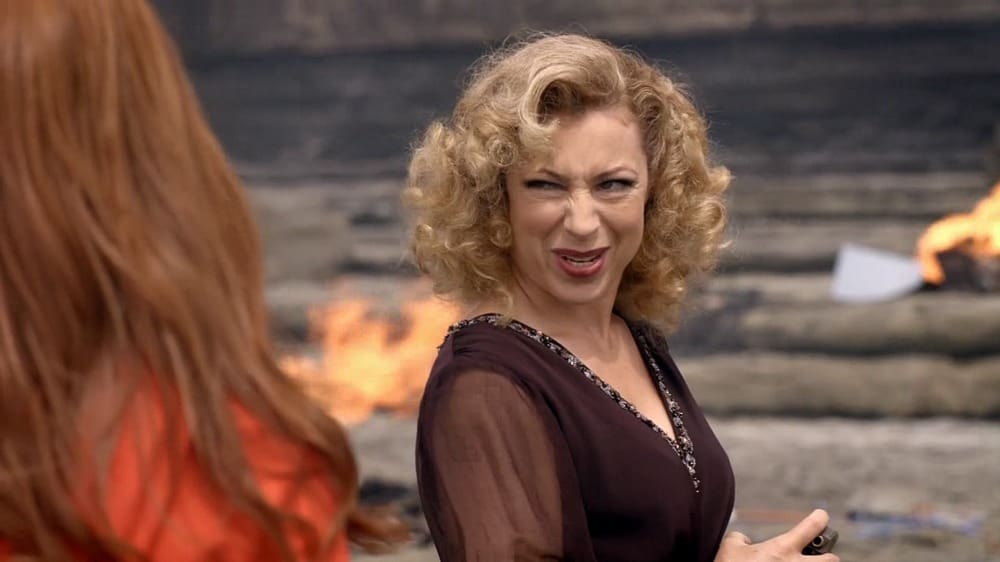 River Song on the beach