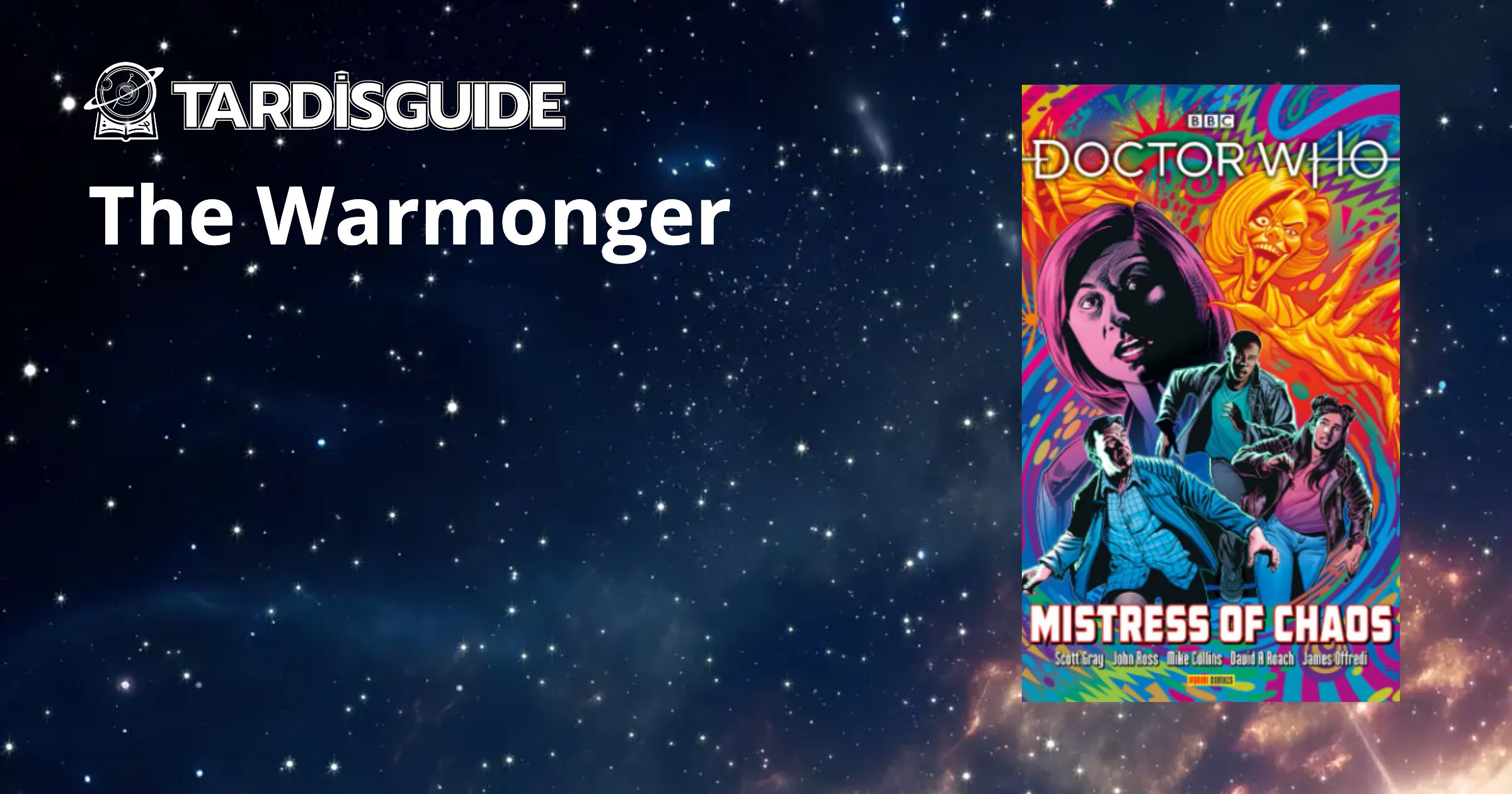 The Warmonger · Doctor Who Magazine Comics · TARDIS Guide